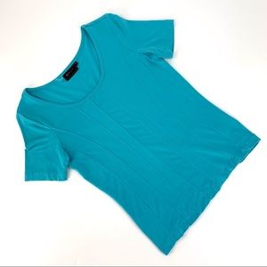 Orly Seamed Front Fitted Short Sleeve T-Shirt, Small